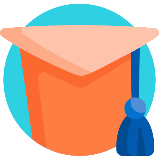 Mortarboard graduation boy graduation cap icon