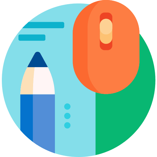 Mouse computer online education education icon Mouse computer online education education icon