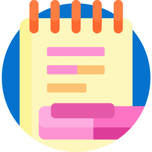 Notes interface notes pen icon Notes interface notes pen icon