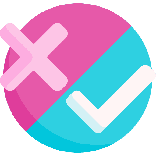 Testing cross education yes icon