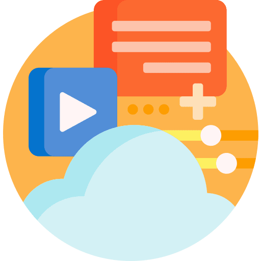 Cloud multimedia option data sliders icon Cloud multimedia option data sliders icon