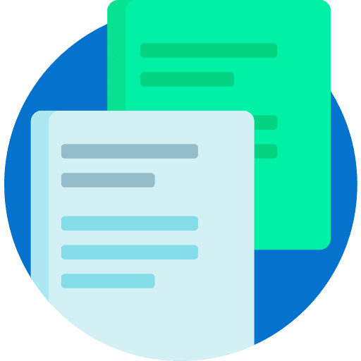 Documents files and folders interface document icon Documents files and folders interface document icon