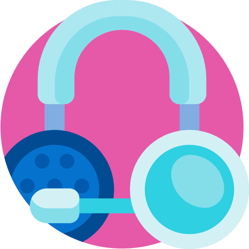 Headphones support headphones customer service icon Headphones support headphones customer service icon