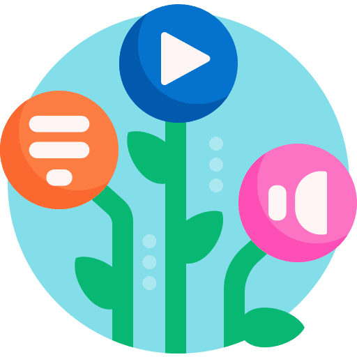 Knowledge audio speaker study icon Knowledge audio speaker study icon