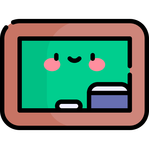 Blackboard education eraser school icon