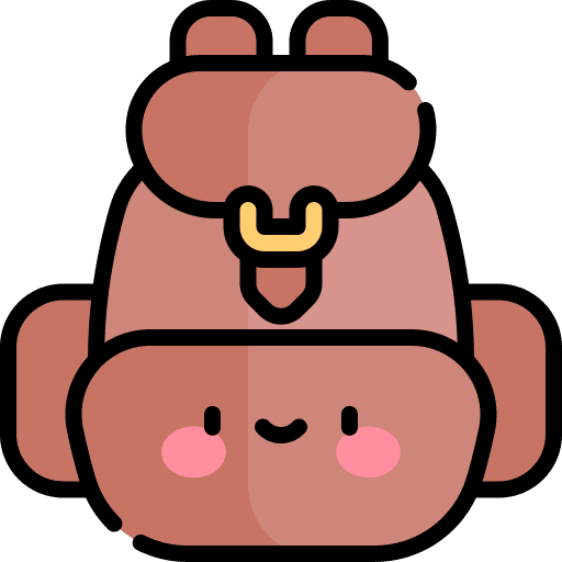 School bag travel bag school bag luggage icon