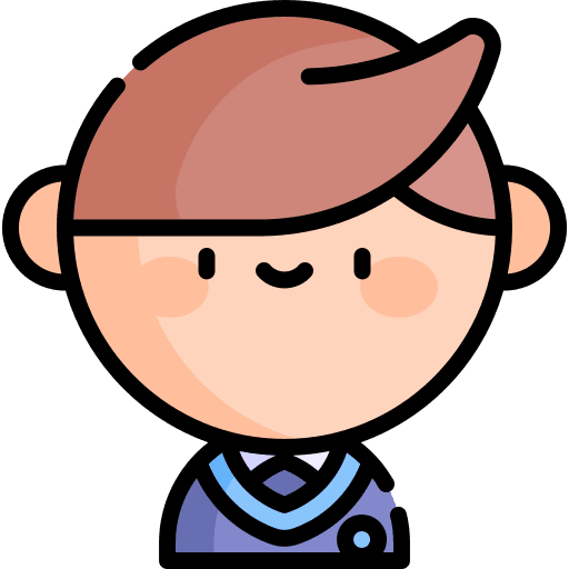 Student boy student user icon
