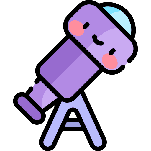 Telescope science miscellaneous observation icon