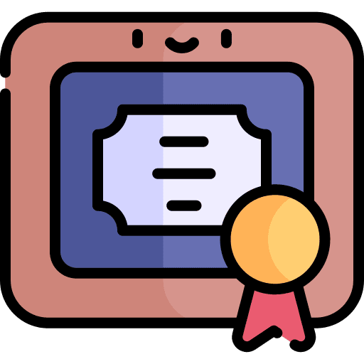 Diploma diploma degree certificate icon