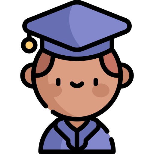 Graduated education graduated student icon