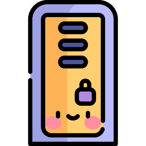 Locker closet furniture locker icon