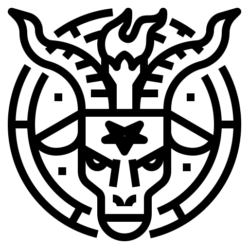 Baphomet satan pentangle baphomet icon