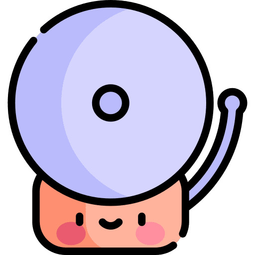 Ring bell school education ring bell icon