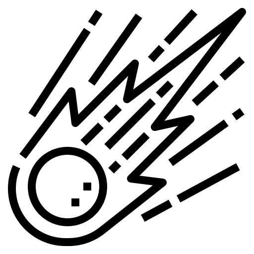 Meteor education miscellaneous nature icon Meteor education miscellaneous nature icon