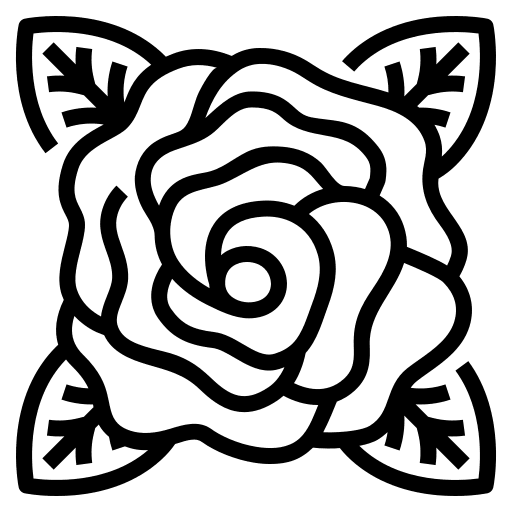 Rose flower petals nature icon Rose flower petals nature icon