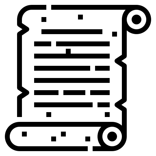 Scroll scroll parchment manuscript icon Scroll scroll parchment manuscript icon