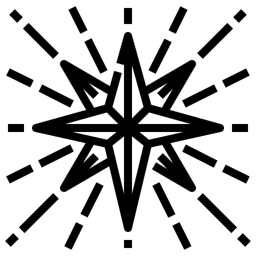 Star astrology fortune element icon Star astrology fortune element icon