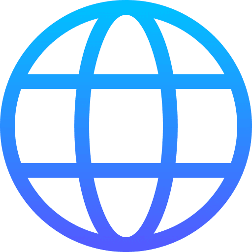 Internet globe world grid worldwide icon