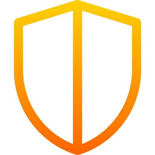 Protection weapons defense shield icon