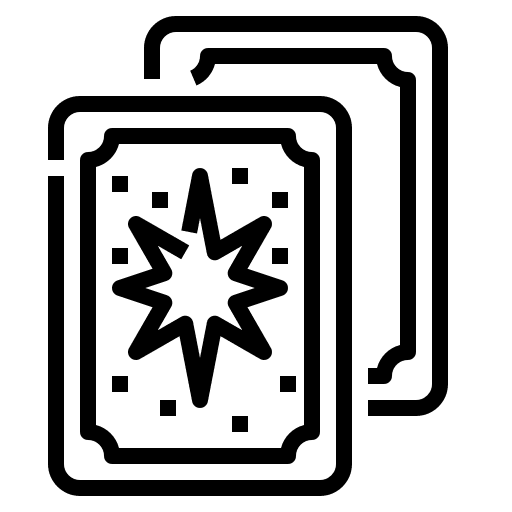 Tarot mystery zodiac shapes and symbols icon Tarot mystery zodiac shapes and symbols icon