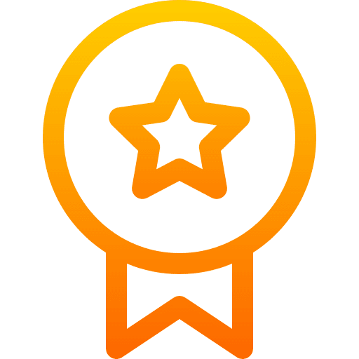 Medal fashion star emblem icon Medal fashion star emblem icon