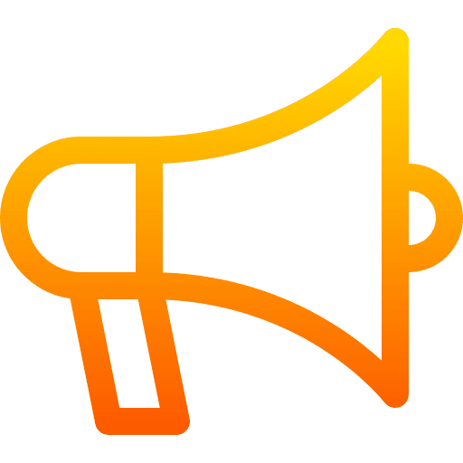 Megaphone announcer tools and utensils marketing icon Megaphone announcer tools and utensils marketing icon