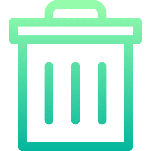 Trash bin delete trash rubbish can icon Trash bin delete trash rubbish can icon