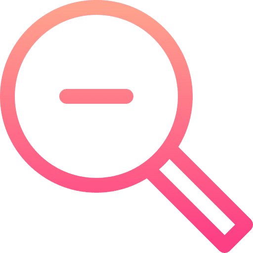 Zoom out tools and utensils magnifying glass search icon Zoom out tools and utensils magnifying glass search icon