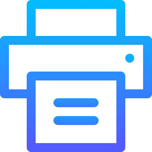 Printer print technology computer icon Printer print technology computer icon