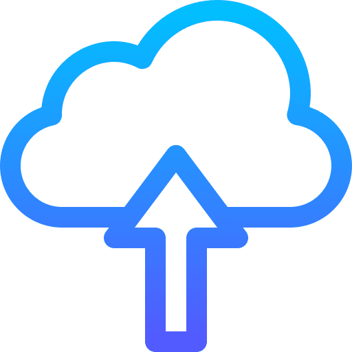 Upload interface storage arrow up icon Upload interface storage arrow up icon