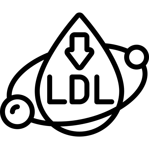 Cholesterol healthy healthcare and medical food icon