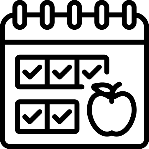 Diet farming food date icon