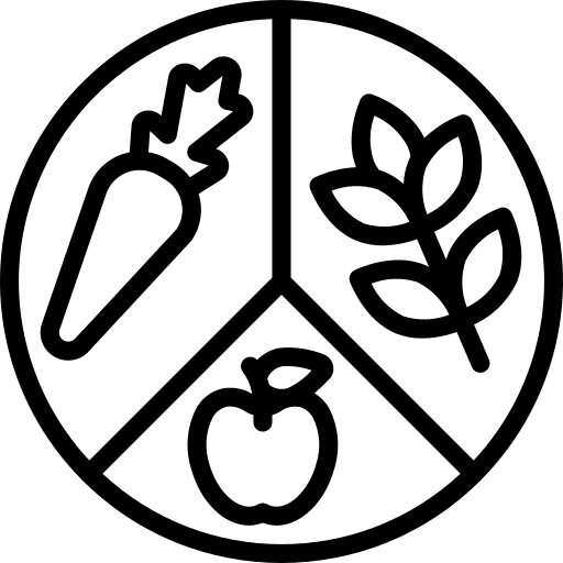 Food carrots food apple icon