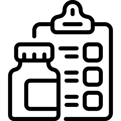 Pills supplements pills checklist icon