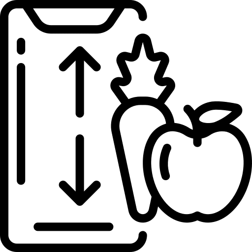 Food app eating mobile diet icon