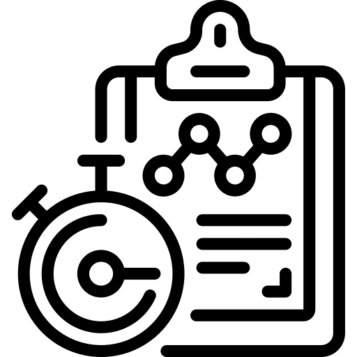 Routine healthcare and medical routine stopwatch icon
