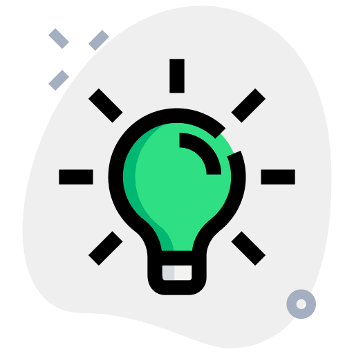 Lamp lighting bulb tip lamp icon