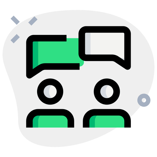 Online business online business support answer icon