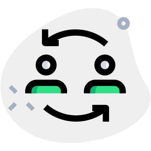 Swap employees swap user icon