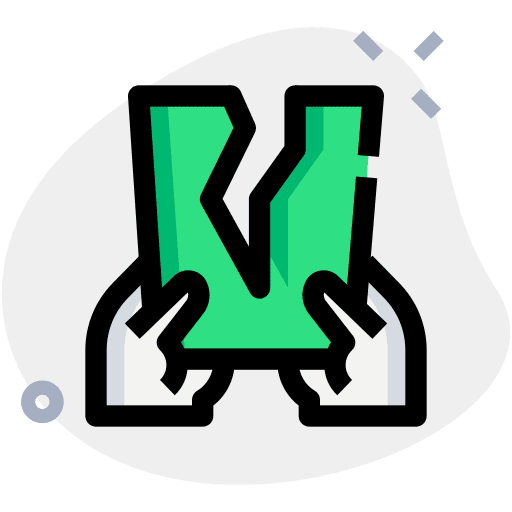 Tear file tear business icon