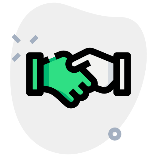 Deal agree partnership handshake deal icon