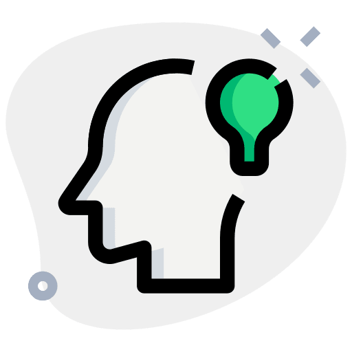 Head launch transport business and finance icon