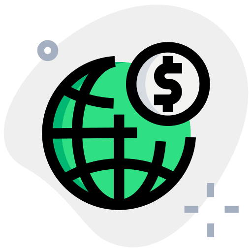 International international business international transfer icon