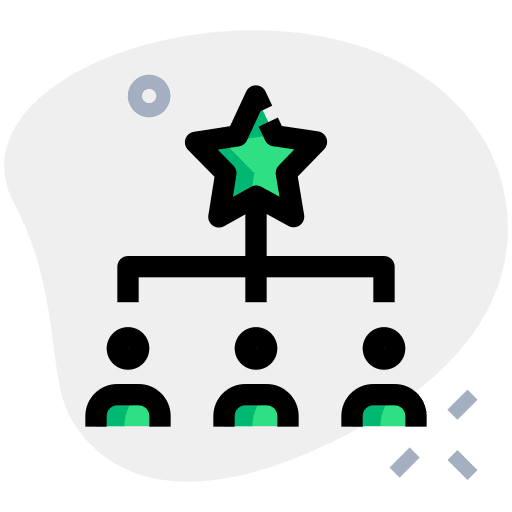 Star review feedback user icon