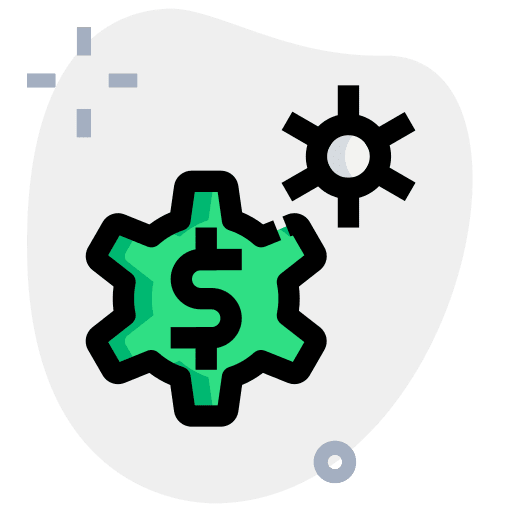 Application business and finance setup money icon