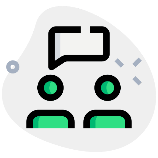 Chatting chat web messenger icon