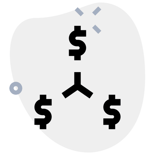 Circulation money currency circle icon