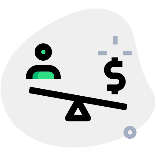 User group money balance user icon