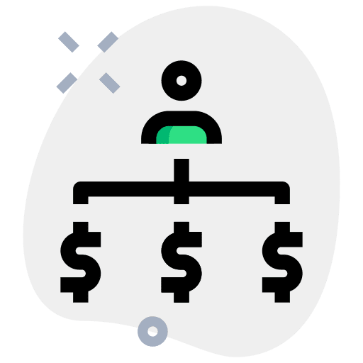 Admin business and finance team people icon