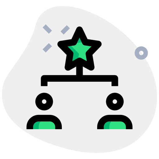 Best employee star worker icon